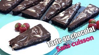 Tarte Oreo et chocolat SANS CUISSON (facile et inratable)