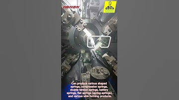RNJ1250Z CNC spring machine #factory #wireworks #machine #cnc #automobile