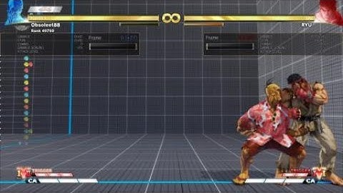 STREET FIGHTER V Oro post stun combo (mid screen)