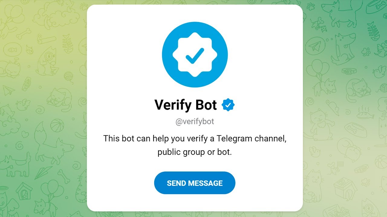 Верификация Telegram