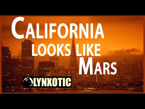 The Bay Area Turned Orange. Apocalyptic, Catastrophic wildfires make California look like Mars