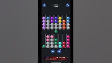 Ball sort level 1392 #games #ballgames #gameplay #ballsortpuzzle #ballsort