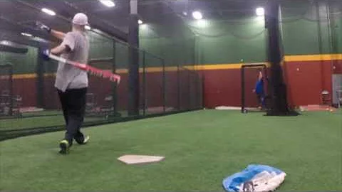 Marcus Rollins analyzing and working on swing