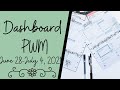 Plan With Me // Dashboard Happy Planner // June 28-July 4, 2021