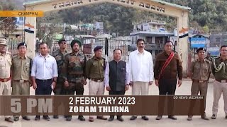 DD News Mizoram | Zoram Thlirna - District News | 2 February 2023 | 5:00 PM