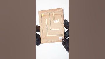 Awesome Cardboard Puzzle Maze Game From Cardboard#shortvideo #shortsvideo #shorts #short #viral