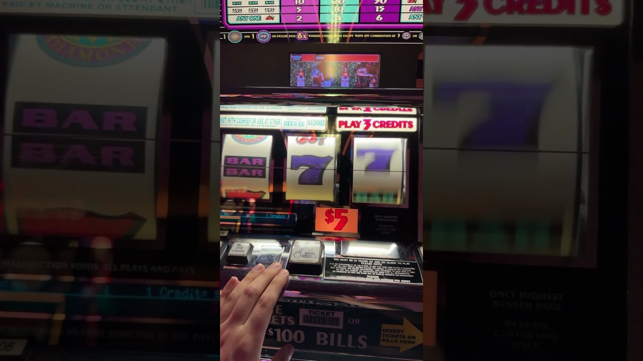 sls casino las vegas TRIPLE DOUBLE DIAMOND! Two $5 Spins! casino slots