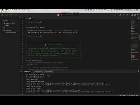 Vex V5 Tutorial: Converting a Program to the Competition Template