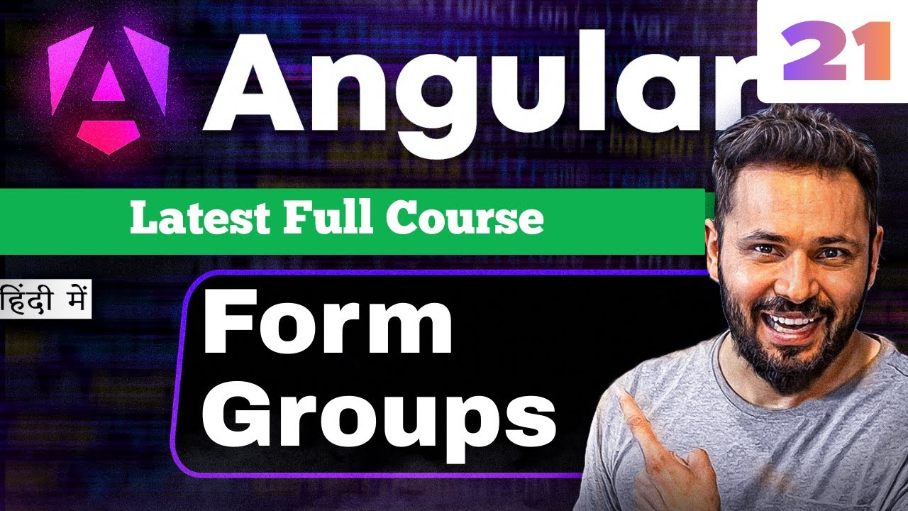 Angular 21 tutorial in Hindi #43  Reactive Forms – FormGroup Explained with Example 