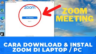 🔴 CARA DOWNLOAD ZOOM DI LAPTOP – CARA DOWNLOAD DAN INSTALL APLIKASI ZOOM DI PC ATAU LAPTOP