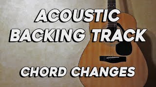 D Minor Acoustic Guitar Backing Track (Chord Changes)