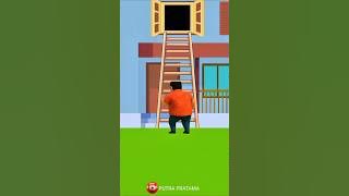 he though it was thief.😂#shorts #english #animation #funny #cartoon #comedy