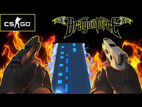 Gun Sync: Through the Fire and Flames! [CSGO]