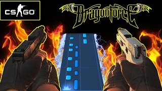 Gun Sync Through The Fire And Flames Csgo