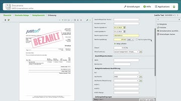 Demo JustOn Connector for DATEV – Transfer of accounting data to DATEV