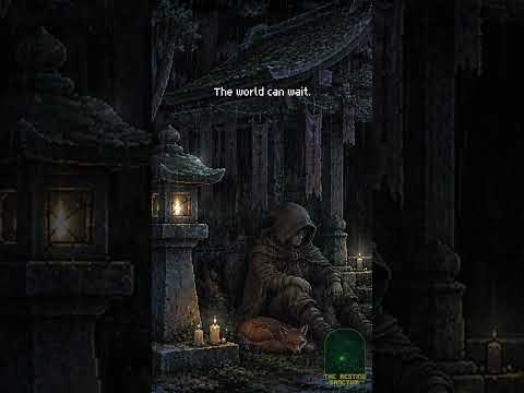 You Don't Have to Keep Walking Tonight | Rainy Shrine Ambience  #fantasy #games #rain #silence