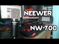 Unboxing du micro neewer nw700