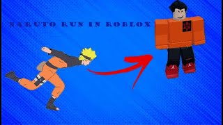 How To Make The Naruto Run In Roblox Animation Script Very Simple
