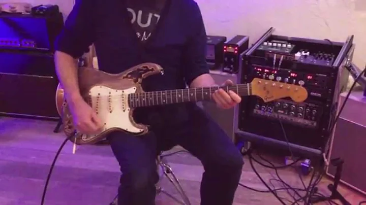 GOSIA STONECASTER with RORY GALLAGHER HAWK BOOST