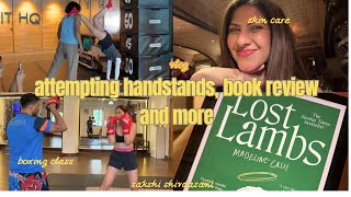 TRYING NEW WORKOUTS, READING NEW BOOKS and more (weekly vlog)