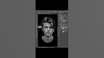 Text Portrait Effect In Photoshop Tutorial   Fast And Easy! #shorts #shortsvideo #photoshop