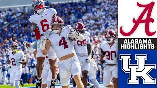 Information Alabama’s Highlights vs. Kentucky || 2026 Week 2 CFB 🐘 Update