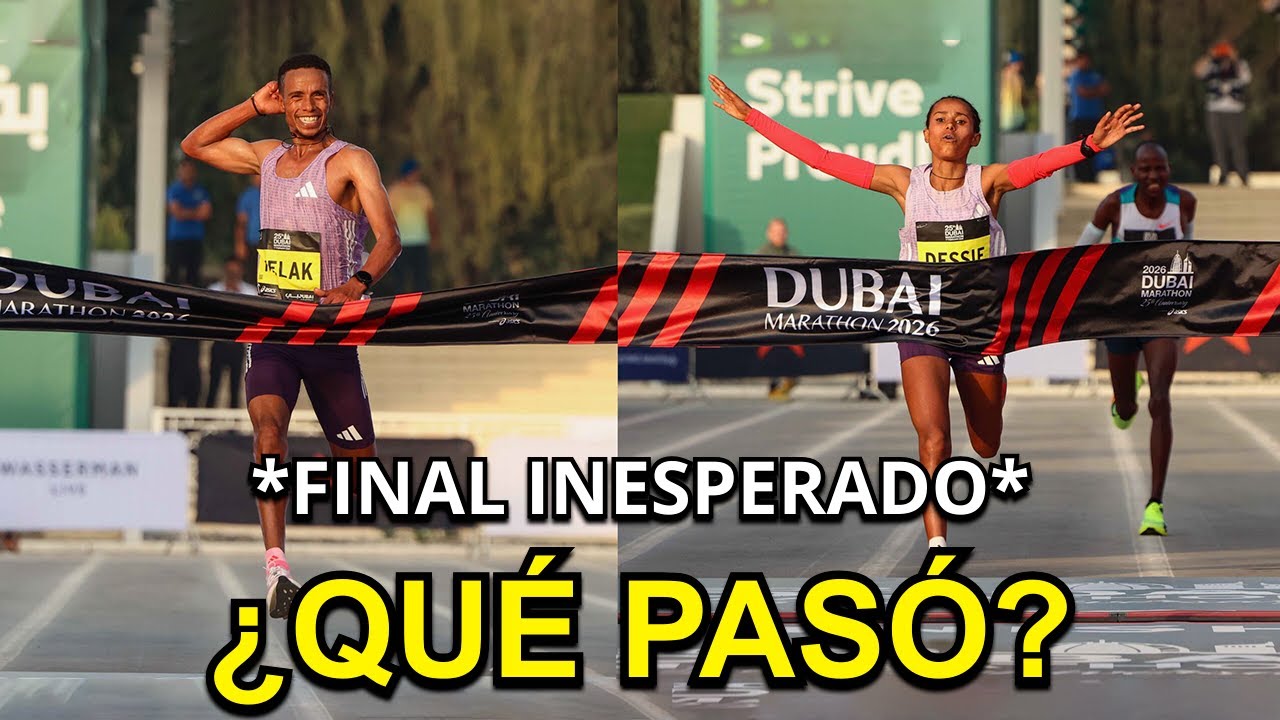 ¡Carrera Épica! 🔥 MARATÓN DUBÁI 2026 🏃‍♂️ Highlights