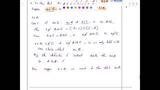 Proof Including Symmetric Difference of Sets