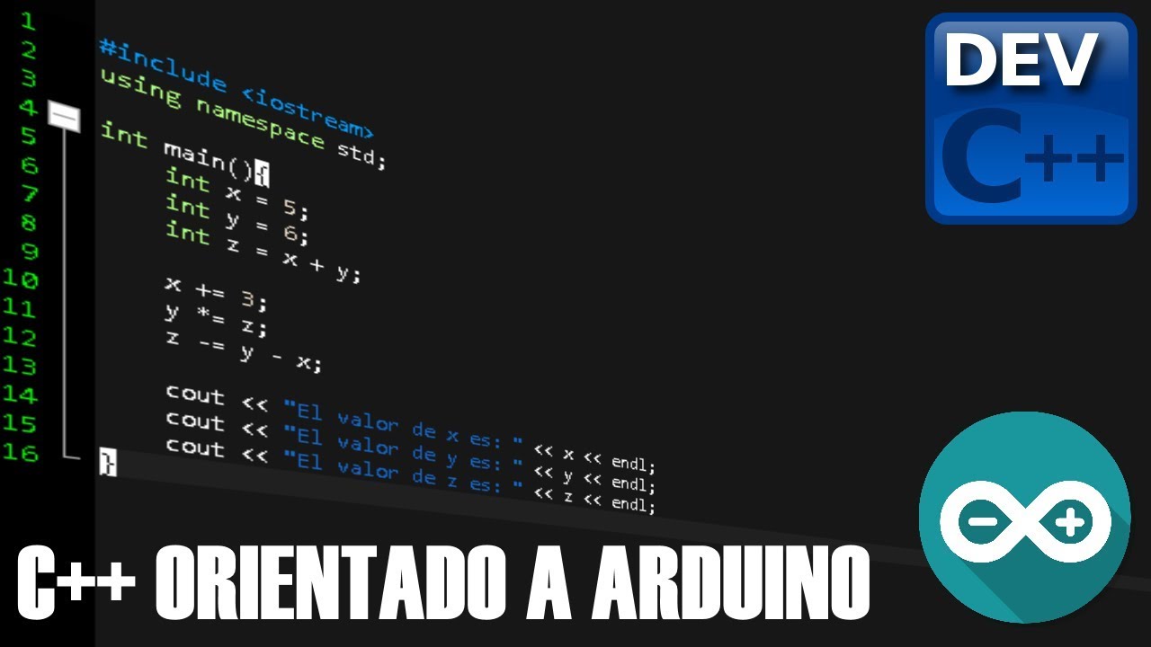 DECLARAR E INTERACTUAR CON VARIABLES | C++ ORIENTADO A ARDUINO (PARTE 1 ...