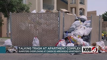 Residents of West Side apartment complex struggle with overflowing dumpsters, trash