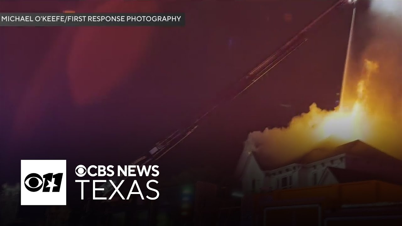 9 McKinney firefighters hospitalized after house fire - YouTube
