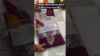 Must have kurta dupatta set from Meesho ✨ Under Budget ✨ #meesho #kurtaset #youtubeshorts