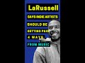 4 Ways To Get Paid As An Indie Artist #larussell #independentartist #singersongwriter  #rapper