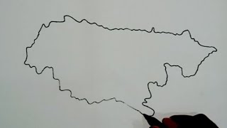 HOW TO DRAW A MAP OF JAMAICA 