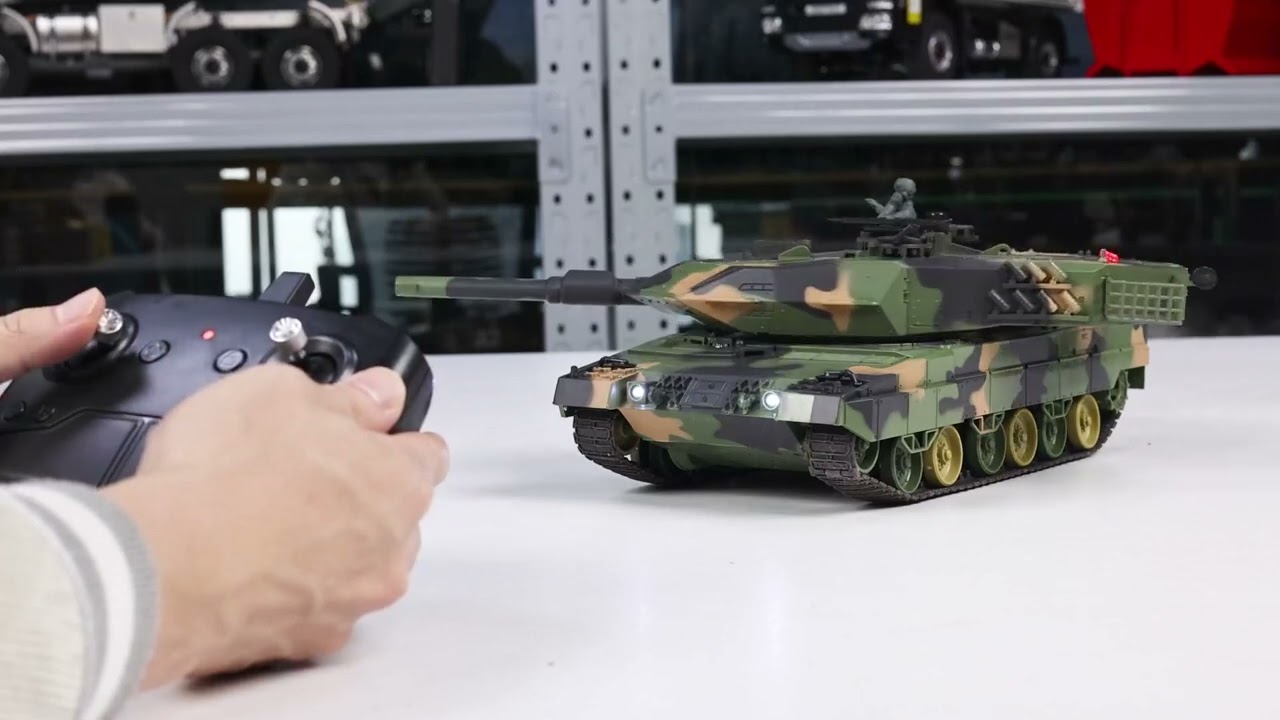 Heng Long® 1/24 RC Tank Leopard 2 A5 – BB Shooting, Infrared