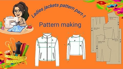 ladies | jacket pattern making  | md rubel