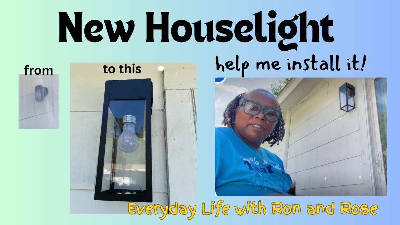 New Light Outside I ordered I installed Ienjoyed 