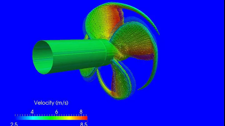 Propeller Vorticity with OpenFOAM CFD