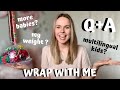 LAST MINUTE WRAP GIFTS WITH ME FOR CHRISTMAS 2021 &amp; My First  Q + A | Karyna Cast