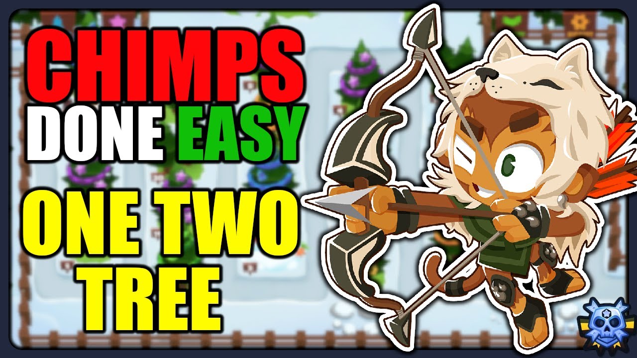 ONE TWO TREE - CHIMPS | Easy Strategy for Black Border | BTD6