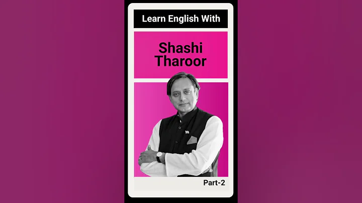 Learn English With Shashi Tharoor