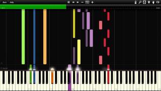 Naruto - Kimimaro's Demise Synthesia Piano MIDI //Olebogeng Mokobane chords