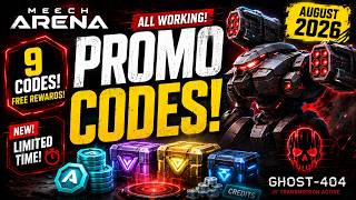 9 FREE Promo Codes in Mech Arena! Don't Miss These Rewards