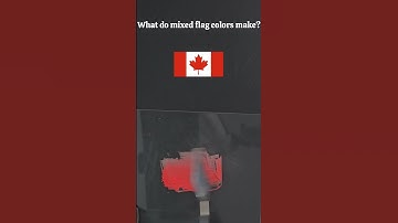What do mixed flag colors make? #satisfying #asmr #satisfyingasmr #oddlysatisfyingasmr #colormixing