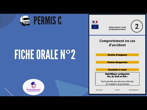 PERMIS C - FICHES ORALES - YouTube