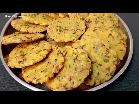 1 कप पोहा से 10 मिनट में बनाए खस्ता कुरकुरा नाश्ता जो पूरे 2 महीने तक खाए /Masala papdi