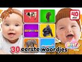 Pretlettertjes baby tv  30 eerste woordjes special  woordjes leren met nederlandse baby filmpjes