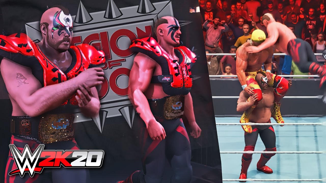 WWE 2K20 PS4 *NEW* Animal & Hawk "The ROAD WARRIORS" - Entran...