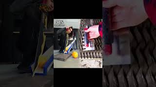 Different Levels Of Sharpness Slicing Into An Orange