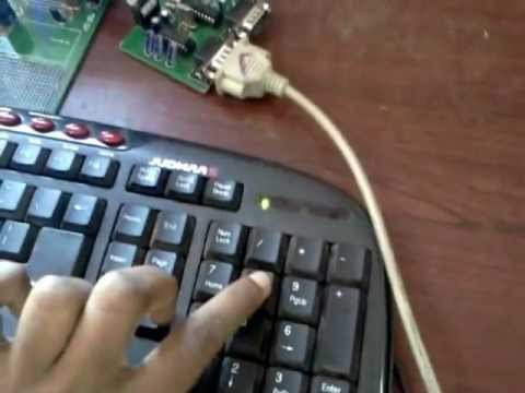 8051 based robot controlled by serial communication
